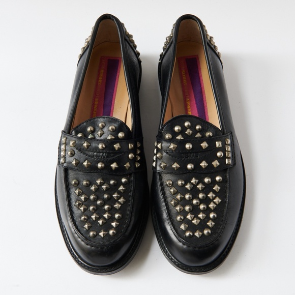 80s - SUSAN BENNIS - WARREN EDWARDS - Shoes - Men\'s - 10.5 - BLK Leather - Studs main image 7